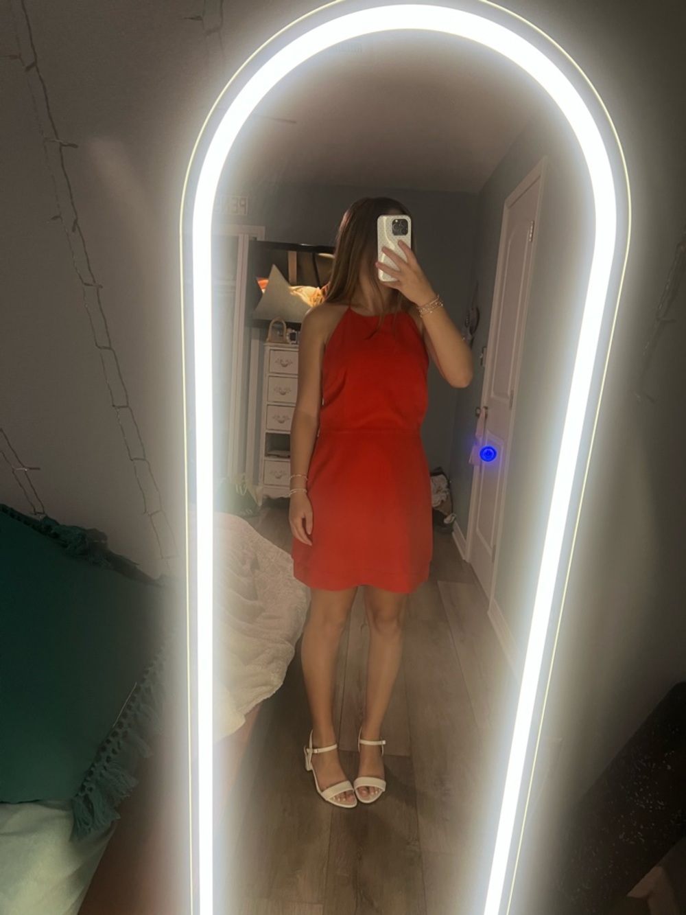 Gianni Bini Red Halter Mini Dress